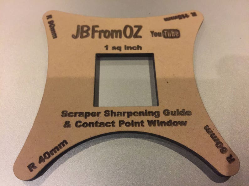 Scraping Gauge With Reference Window Etsy