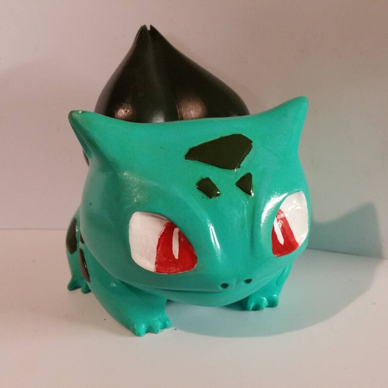 Bulbasaur Planter Pot Pokemon Inspired Etsy