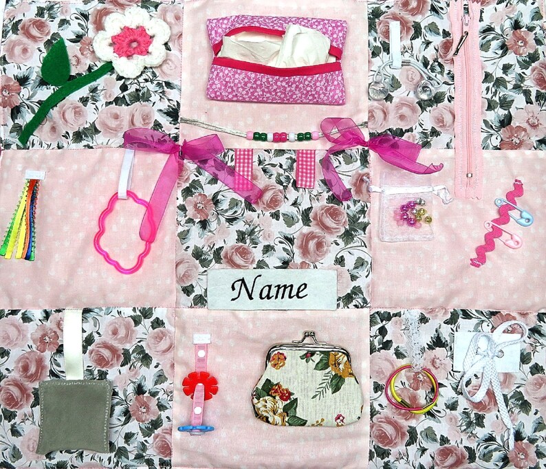 Fidget blanket or Alzheimers activity for dementia Parkinson Etsy