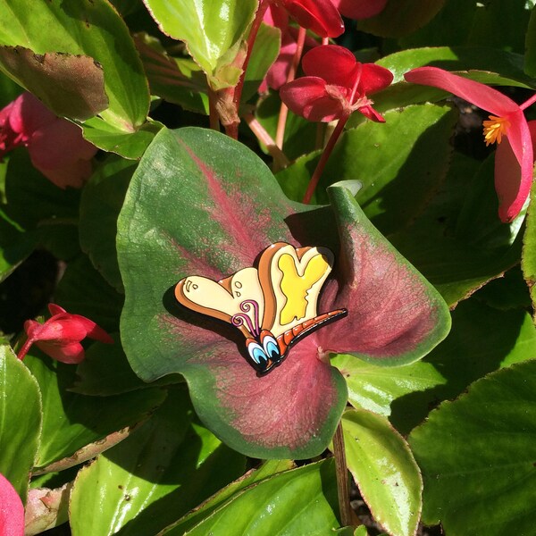 Bread and Butter-fly Enamel Pin