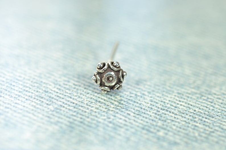 Sterling Silver Bali Style Nose Ring