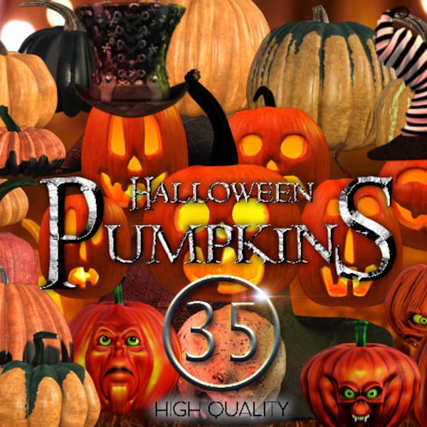 Halloween pumpkin jack-o-lanterns, pumpkin png