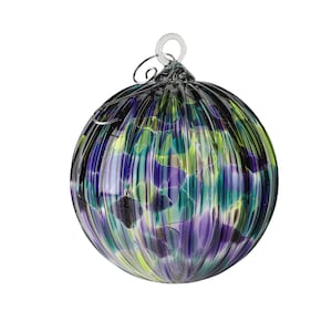 Elves Play 20 Point Ornament | Hand Blown Glass Ornament | Sun Catcher | Gazing Ball | Holiday Ornament | Gift