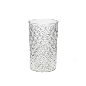 Clear - Transparent | Handblown Glassware | Mandala Glass | Handmade in CA | Tumbler | Drinkware | Cocktail Glasses | Barware | 16oz