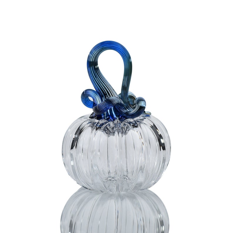 MINI Glass Pumpkin Spellbound Blue 12 Point Mold Mini | Etsy