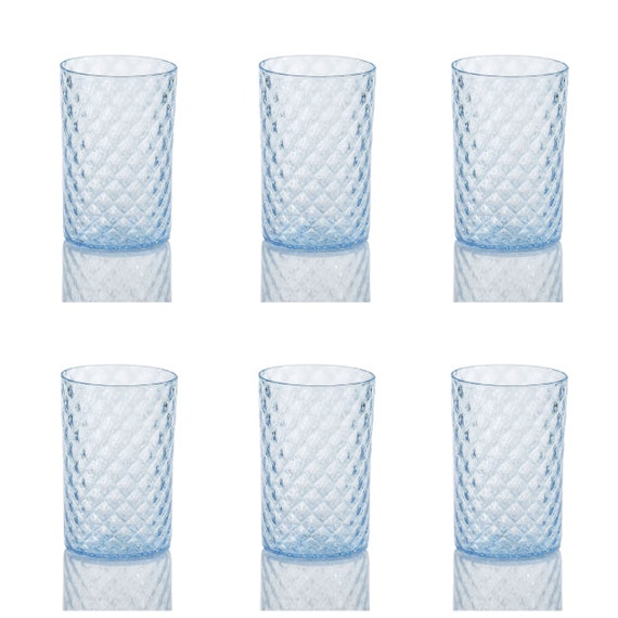 Drink & Barware Home & Living Deep Pine Mandala Glass Set of 6 Hand