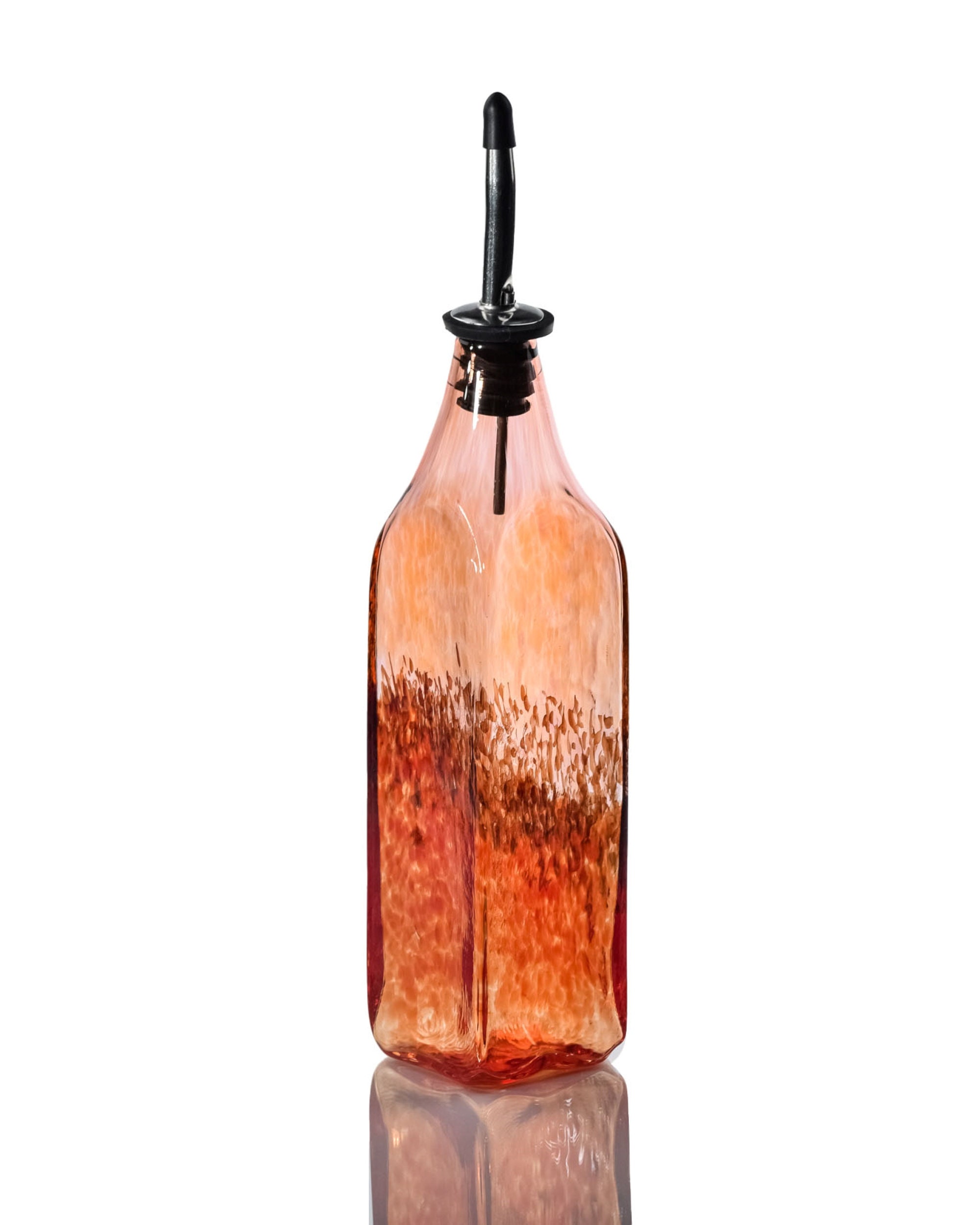 Hand Blown Glass Olive Oil Dispenser Soap Dispenser Olive Etsy