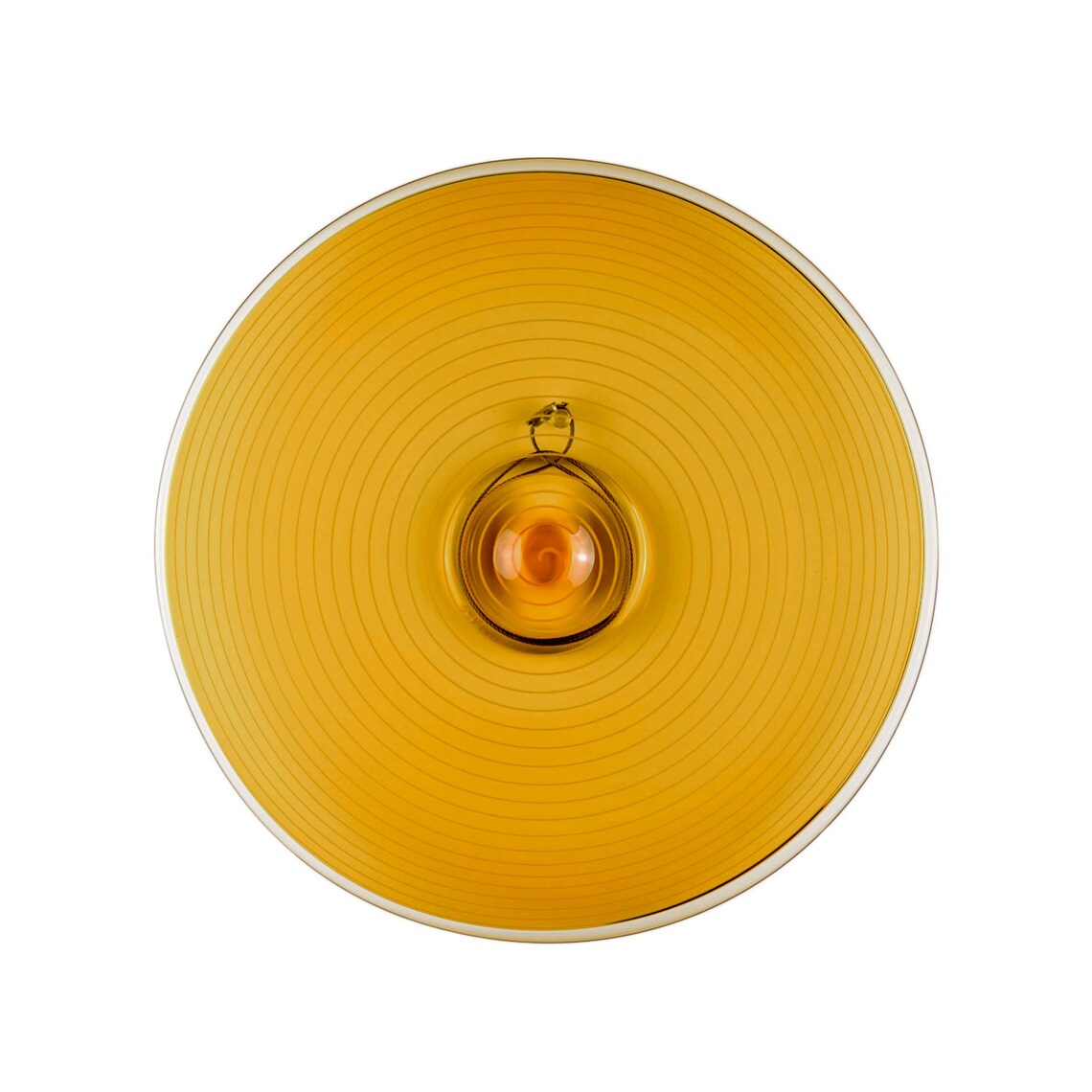 Pineapple Spiral Rondel Blown Glass Wall Art Handblown Wall Etsy