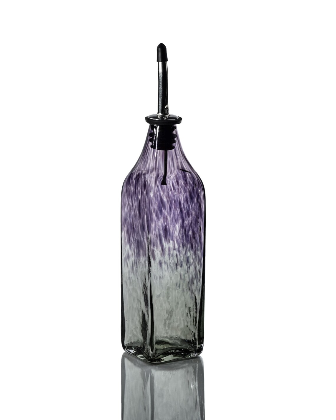 Hand Blown Glass Olive Oil Dispenser Soap Dispenser Olive Etsy