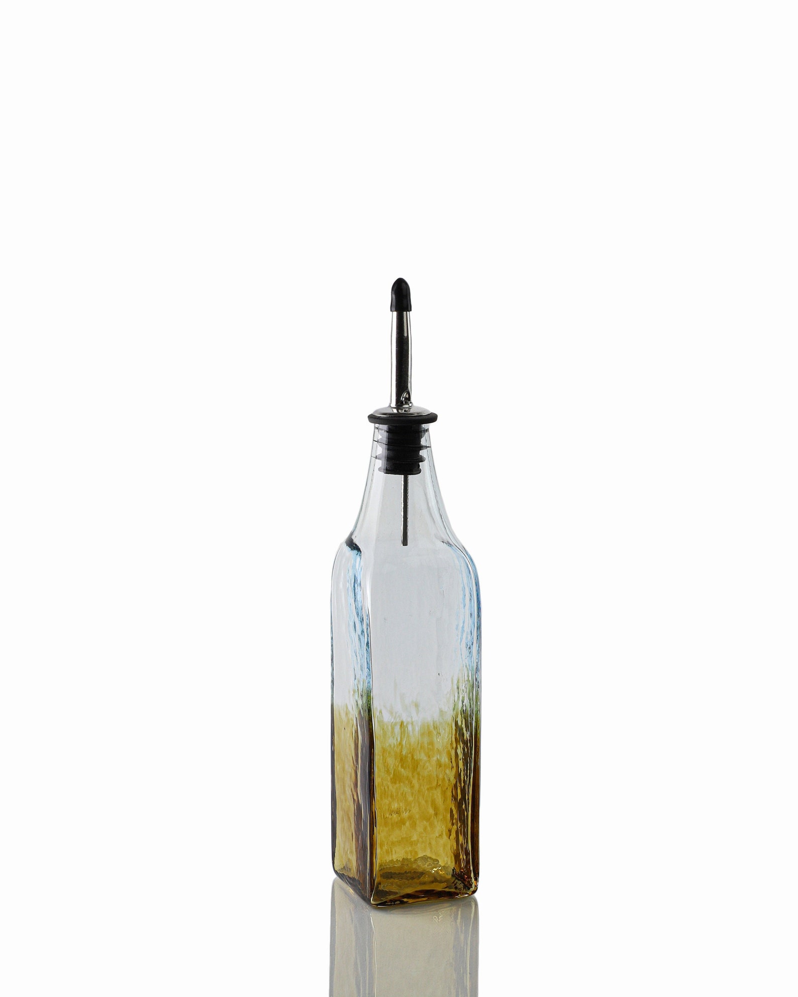 Hand Blown Glass Olive Oil Dispenser Soap Dispenser Olive Etsy