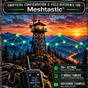 Meshtastic® Configuration & Field Reference | 223-Page Digital Guide | PDF + EPUB | The Watchman News