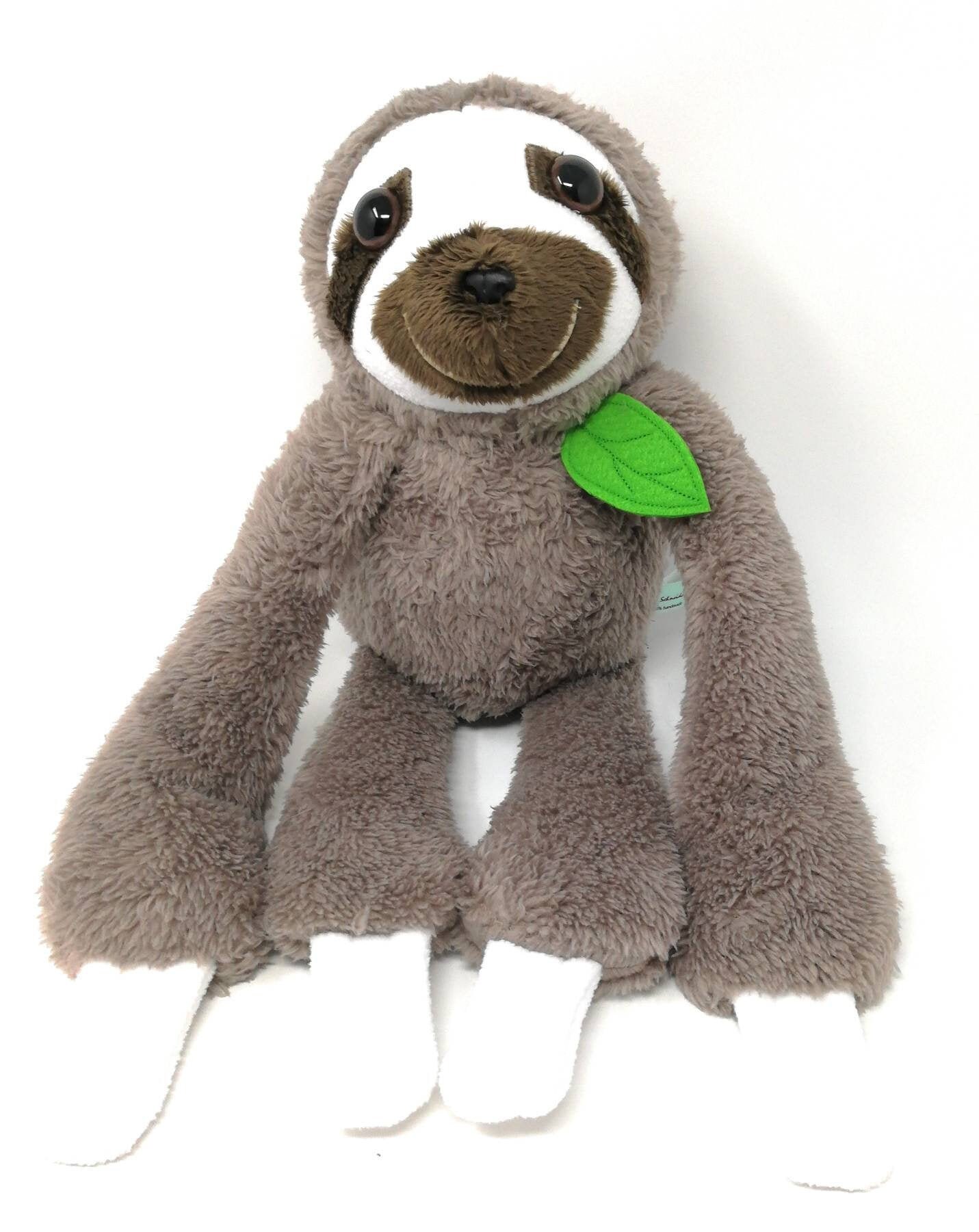 cuddly sloth teddy