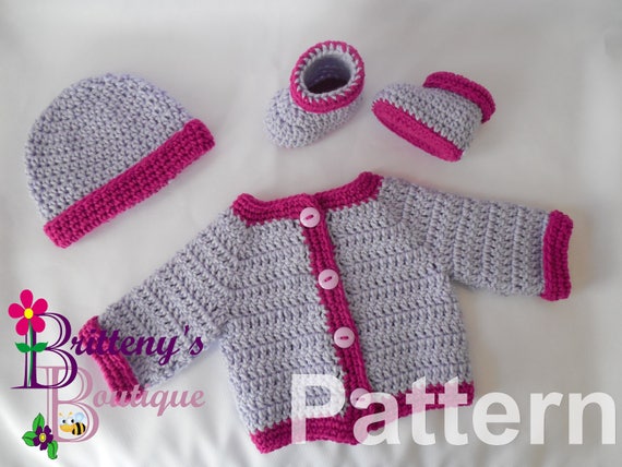 crochet baby layette