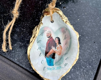 Custom Oyster Shell Ornament