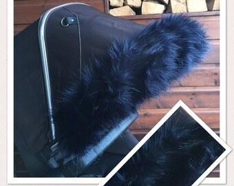 egg pram fur trim