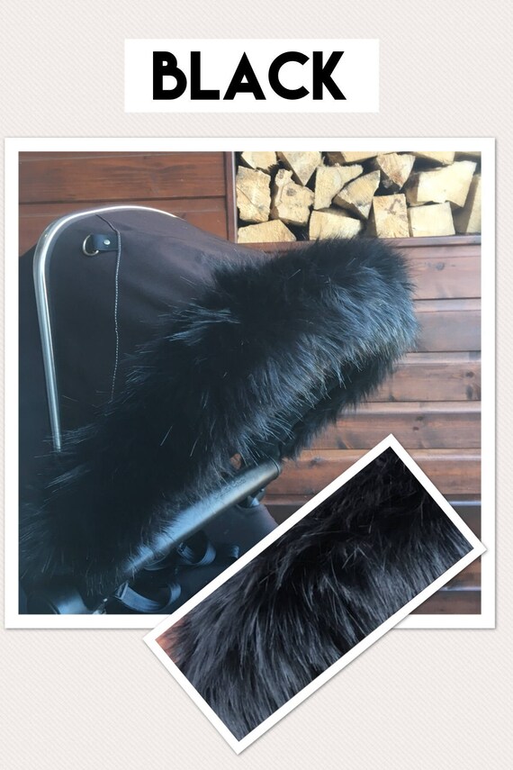 fur hood trim for silver cross pram