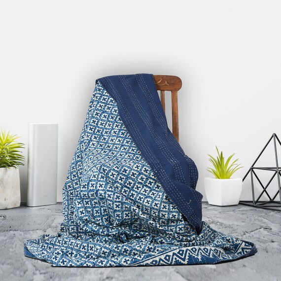 Fair trade kantha quilt sale