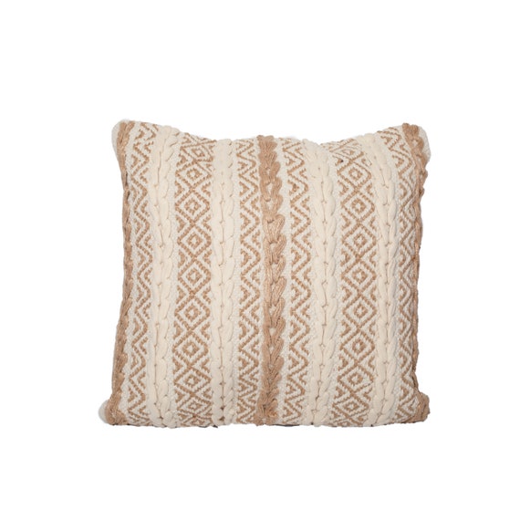 Boho Diamond Pillowset of 2, Throw Pillow 18x18, Decorative