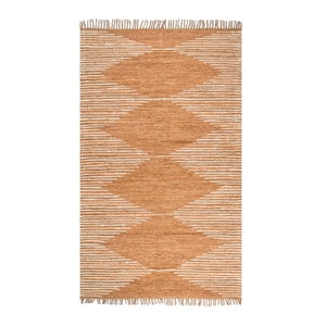 Recycled Woven  Boho 4x6 Area rug, Cotton Rag rug, Bohemian rug, Nordic rug, Tapis, Teppich, Modern layer rug, Living room rug, Bedroom rug