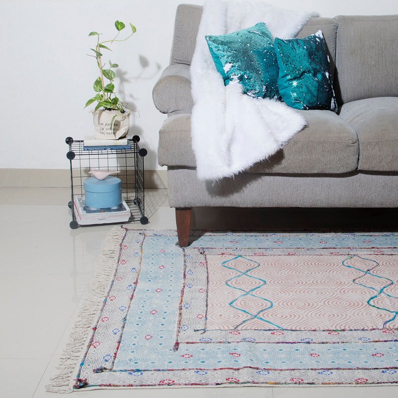 Boho Bedroom RugBohemian Living Room RugBedside Rug4x6 Area rugPrinted RugHoliday D\u00e9cor RugModern Farmhouse RugChristmas Gift For Her