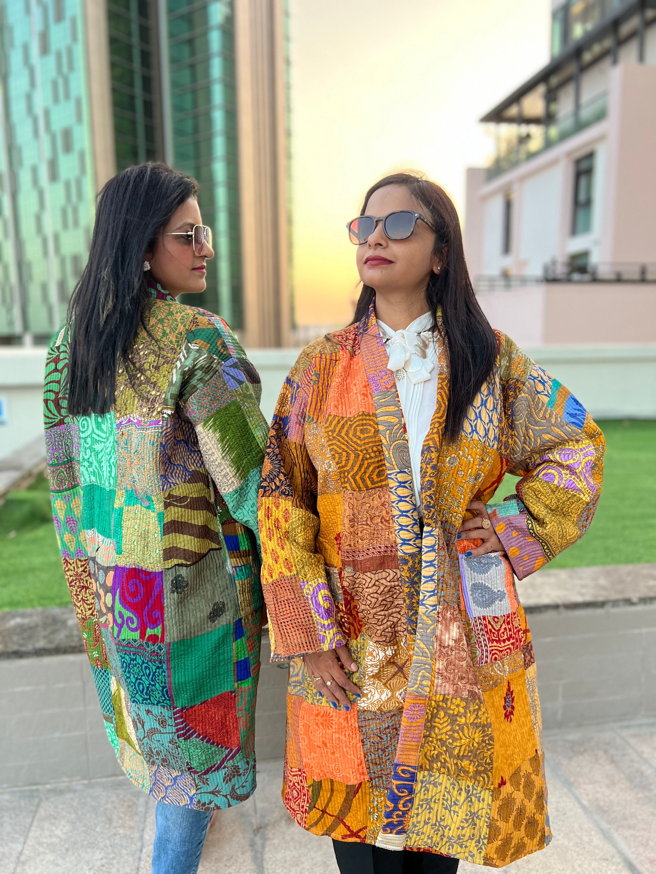 Quilted Kimono Jackets, Mustard Silk Patchwork Blazer, Silk Reversible Coat, Vintage Kimono Robe, Bohemian Style Jacket, Fall Fashion Coat - Etsy Quilted Kimono Jackets, Mustard Silk Patchwork Blazer, Silk Reversible Coat, Vintage Kimono Robe, Bohemian Style Jacket, Fall Fashion Coat - Etsy