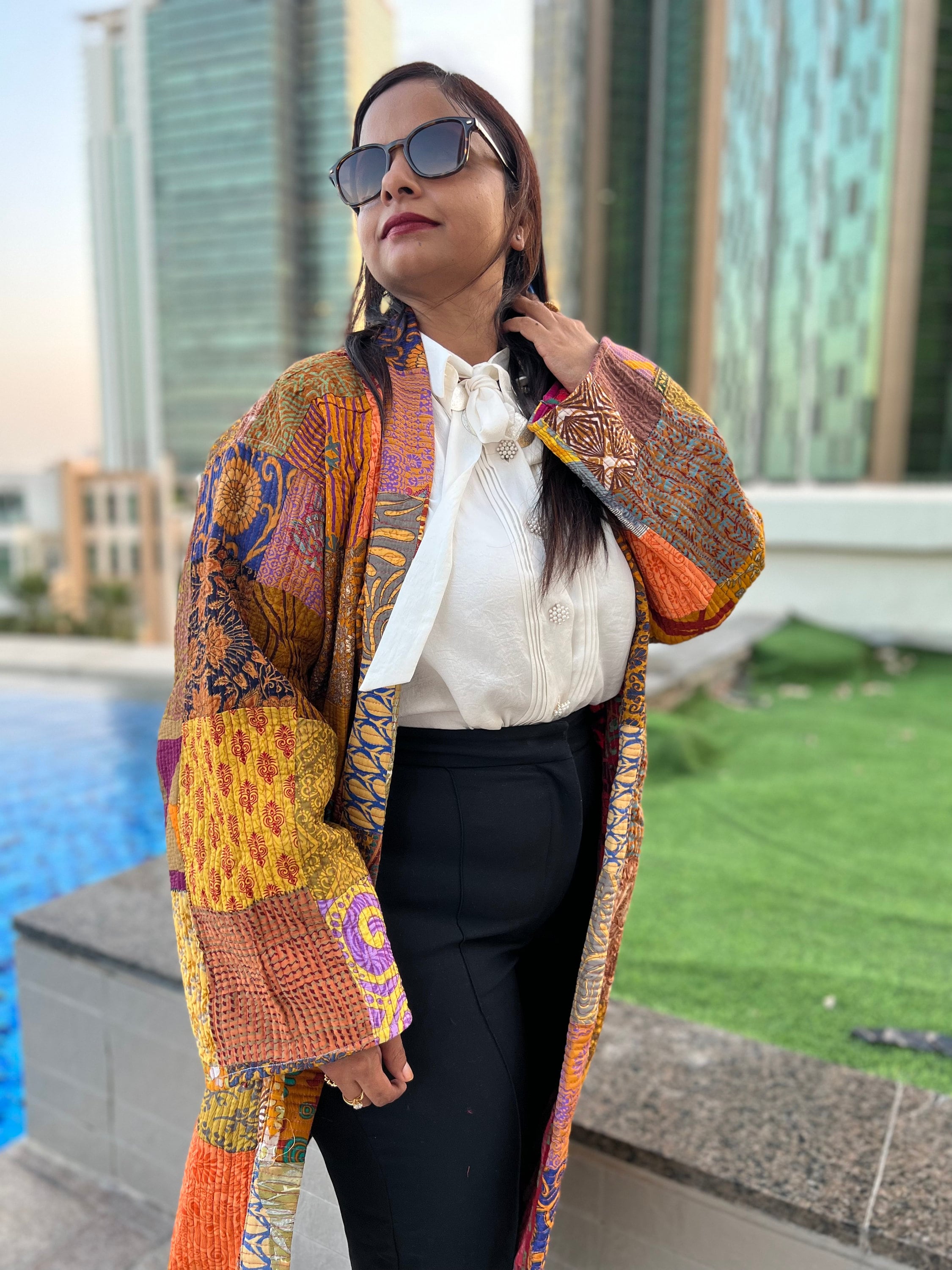 Quilted Kimono Jackets, Mustard Silk Patchwork Blazer, Silk Reversible Coat,  Vintage Kimono Robe, Bohemian Style Jacket, Fall Fashion Coat - Etsy