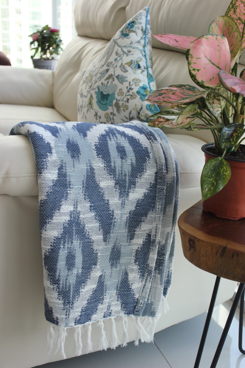 Throw Blanket Couch Cover Bed Throws Boho Throw Blanket Etsy