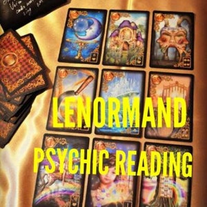 Fast Psychic Reading Lenormand Oracle Cards Reading Psychic Medium Reading Same Day Highly Experienced 10 15 20 30 60 minute