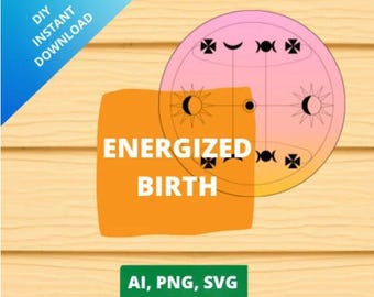 Energized Birth  Custom Sigil Spell Art  Svg Png Ai 1 one dollar