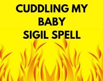 Cuddling My Baby Custom Sigil Spell Art  Svg Png Ai 1 one dollar
