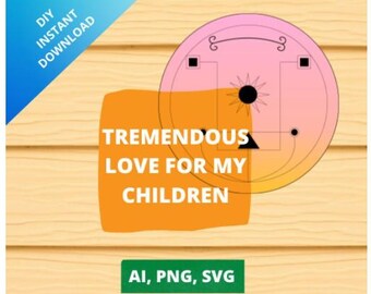 Tremendous Love For My Children Custom Sigil Spell Art  Svg Png Ai 1 one dollar