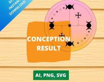 Conception Result Custom Sigil Spell Art  Svg Png Ai 1 one dollar