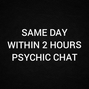 Same Day Super Fast Emergency Psychic Reading: Predictions Chat Instant Same Day Psychic Reader Real Best Love Professional Psychic Reading