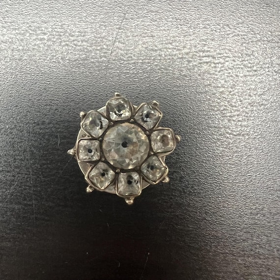 Antique black dot paste stud buttonhole - image 6