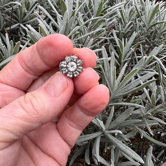 Antique black dot paste stud buttonhole - image 9