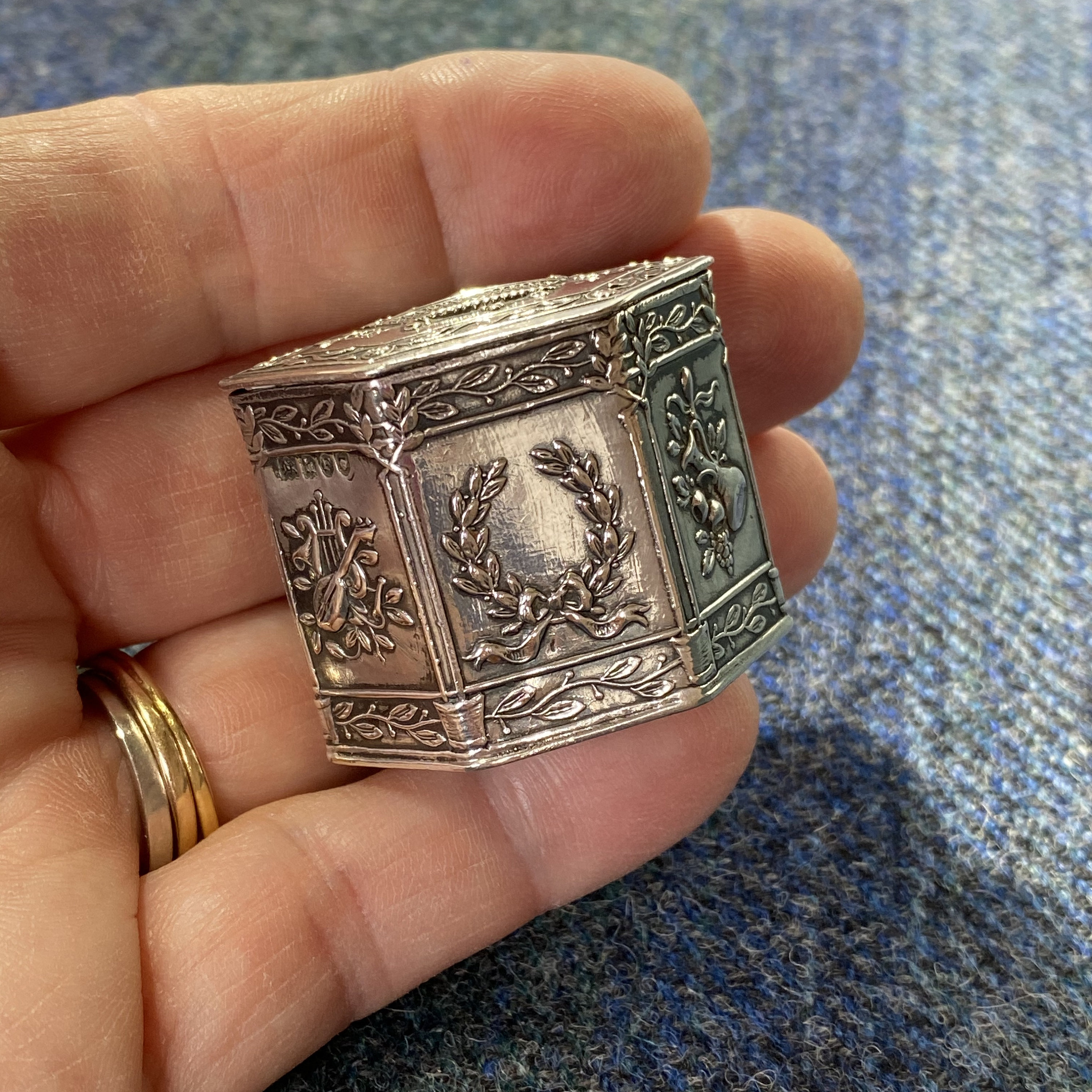 Antique Silver Box 1903 - Etsy