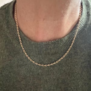 Antique 15ct gold chain 16.5 inches
