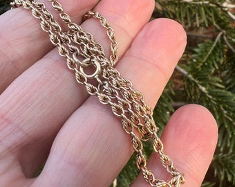 Antique 15ct gold chain 16.5 inches