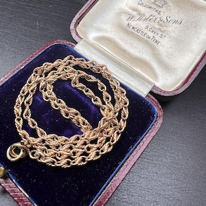 Antique 15ct gold chain 16.5 inches