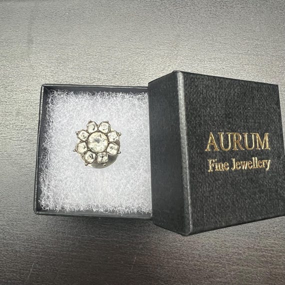 Antique black dot paste stud buttonhole - image 8