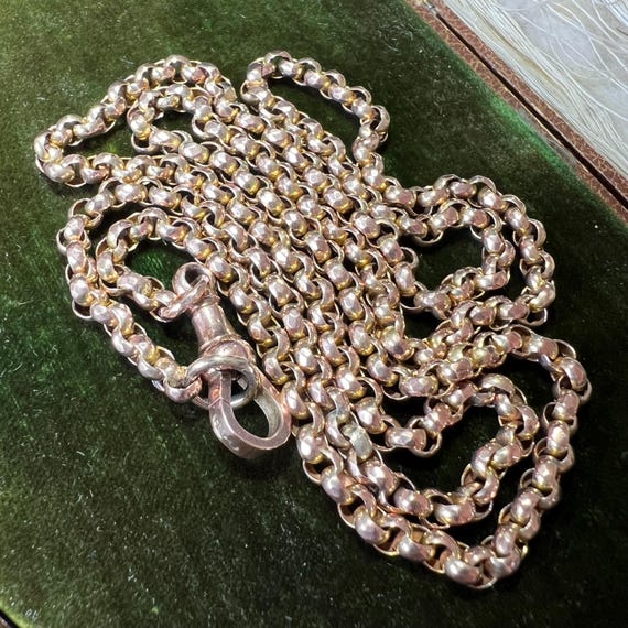 Italian 925 Sterling Silver & 9ct Gold Belcher Chain | Various Lengths 16-30 Inch