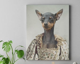 Custom Pet Portrait // pet portraits / Regal Pet Portrait / Renaissance Pet Portrait / Royal pet portrait / unique gifts funny gifts dog art