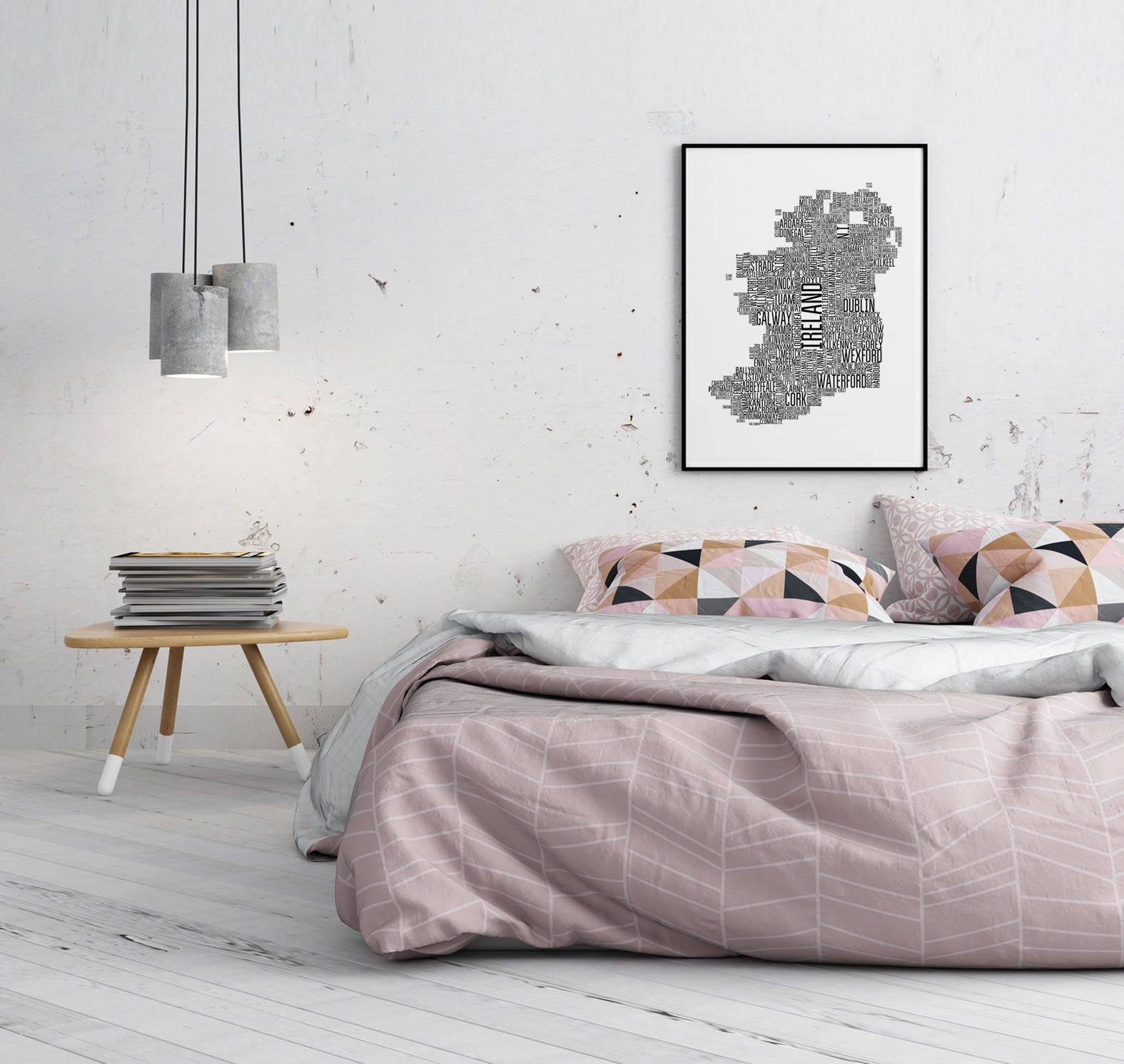 Ireland map printable art // new house gift // Northern Etsy