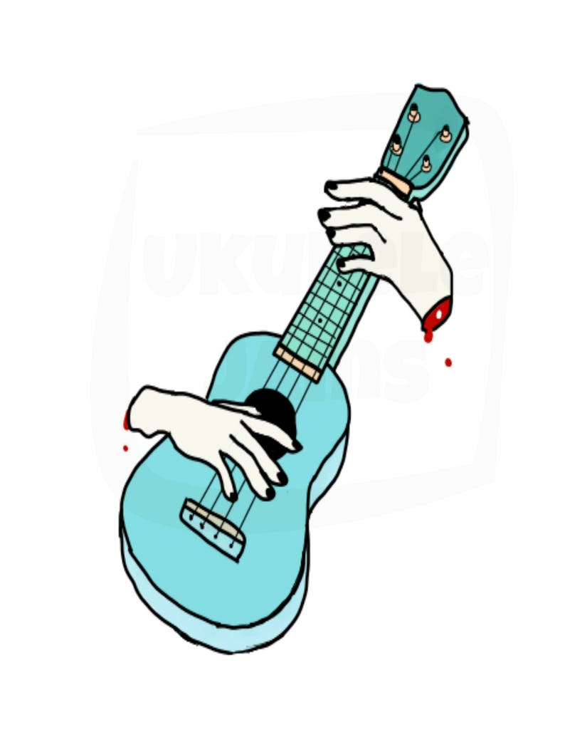 Ukulele Wall Artprintable Digital Download Etsy