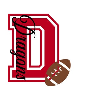 Dragons Football SVG
