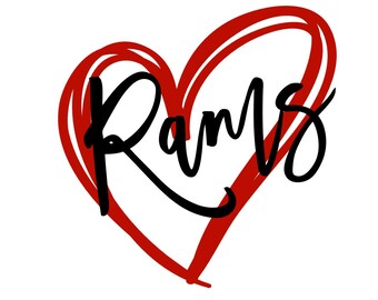 Rams Heart SVG