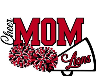 Lions Cheer MOM SVG/PNG