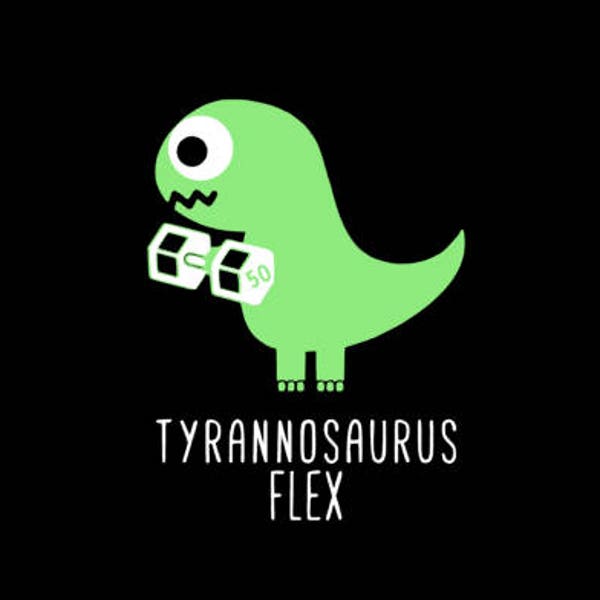 Tyrannosaurus Flex SVG