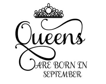 Les reines naissent en septembre SVG Crown