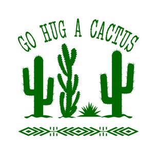 Allez embrasser un cactus SVG